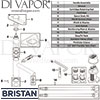 Bristan Vegas Easyfit Sink Mixer Tap Spares